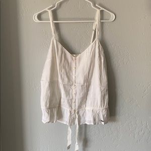 White Hollister tank top